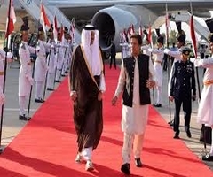 Imran Khan On Visit To Qatar